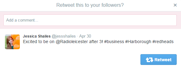 Changes to Twitter add a comment feature