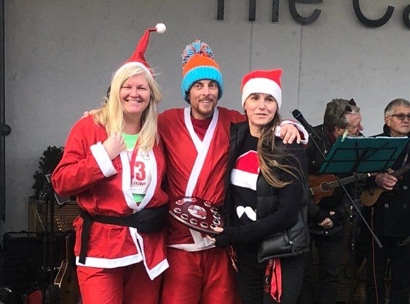Ideal Marketing’s former MD honoured at 2019 Santa Run